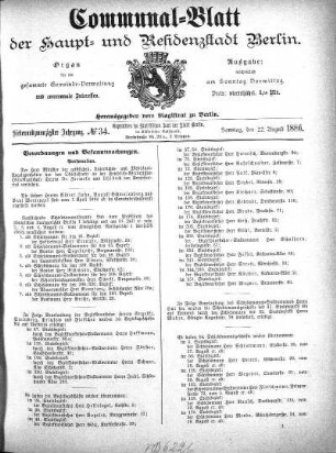 1886,34: No. 34, 22. August 1886