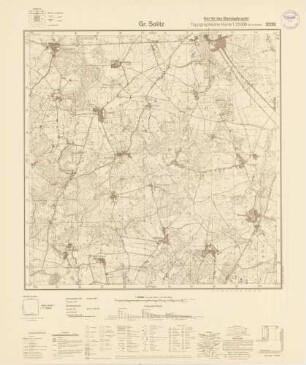 2332 Gr. Salitz, Topographische Karte 1:25000 (4cm - Karte)