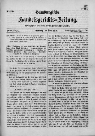 No. 18. 30. April 1870