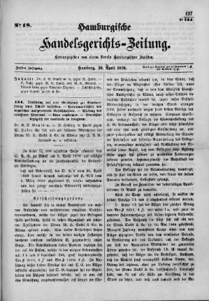 No. 18. 30. April 1870