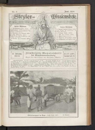 Nr. 9. Juni 1910. 37. Jahrgang.
