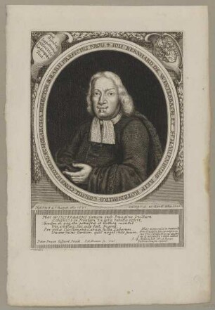 Bildnis des Ioh. Bernhard de Winterbach
