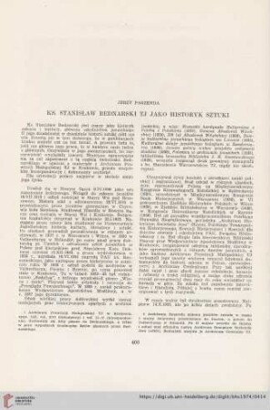 36: Ks. Stanisław Bednarski TJ jako historyk sztuki
