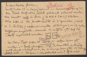 Brief an Willy Strecker und B. Schott's Söhne : 09.10.1923