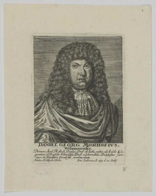 Bildnis des Daniel Georg Morhofivs