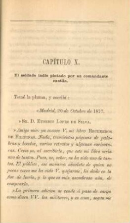 Capítulo X. El soldado indio pintado por un comandante castila