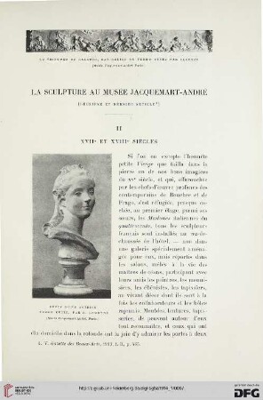 4. Pér. 11.1914: La sculpture au Musée Jacquemart-André, 2, XVIIe et XVIIIe siècles