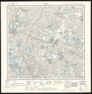 Meßtischblatt 24 (2691) : Uhyst, 1935 : Uhyst. - Umdr.-Ausg., aufgen. 1901, hrsg. 1906, bericht. 1930. - 1:25000. - Leipzig: Giesecke & Devrient, 1935. - 1 Kt.