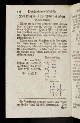 348-349, Den Lauff eines Wechsels auf jeden Plaz zu finden.