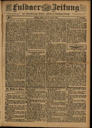 Ausgabe vom Freitag, den 23. Januar 1903.
