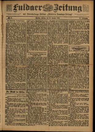 Ausgabe vom Freitag, den 23. Januar 1903.