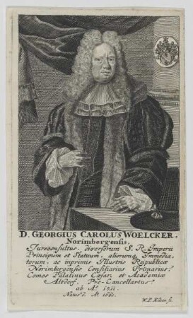 Bildnis des Georgius Carolus Woelcker