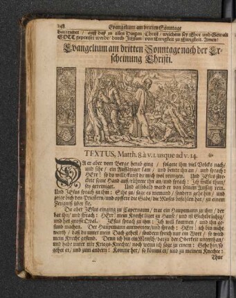 Evangelium am dritten Sonntage nach der Erscheinung Christi.