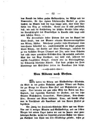 Von Albany nach Boston