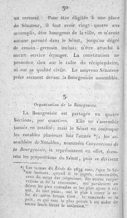 3. Organisation de la Bourgeoisie.