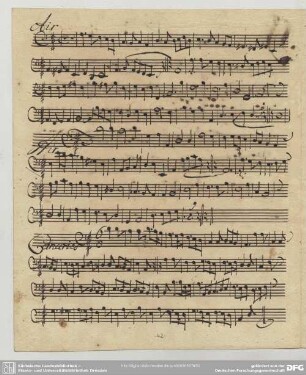 Anonymus, Canaries, D-Dur