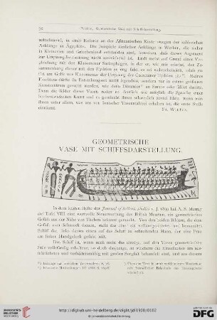 15: Geometrische Vase mit Schiffsdarstellung