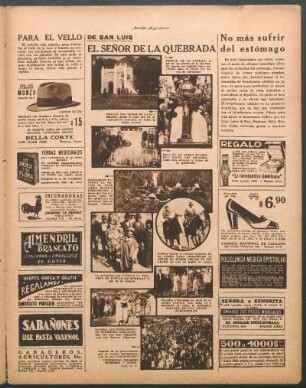 El señor de la Quebrada [Fotografías] : De San Luis