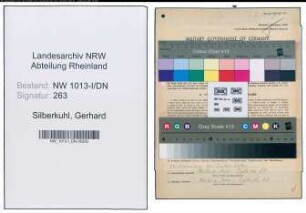 Entnazifizierung Gerhard Silberkuhl , geb. 22.12.1895 (Former)