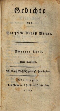 Gedichte, 2