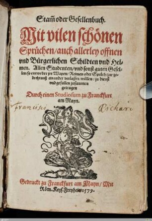 Stammbuch Peter Faber - Cod.Don.897