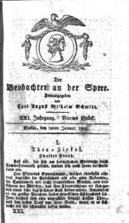 4. Stueck, 28. Januar 1822