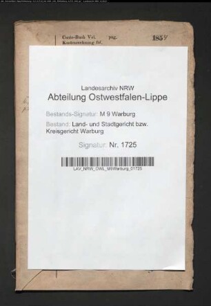 Erblasser: Temme, Therese, geb. Tegethoff: