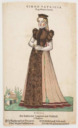 Tracht einer jungen Augsburger Patrizierin