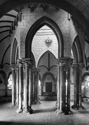 Kobern-Gondorf. Matthiaskapelle (nach 1221) auf der Oberburg. Inneres