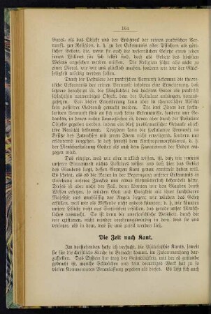 164-175 Die Zeit nach Kant