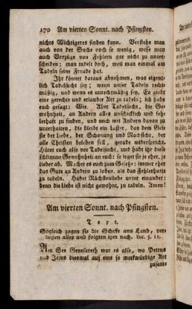 170-177, 20. Am vierten Sonntag nach Pfingsten