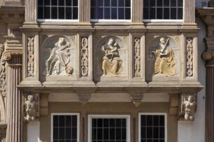 Fortitudo, Caritas und Justitia