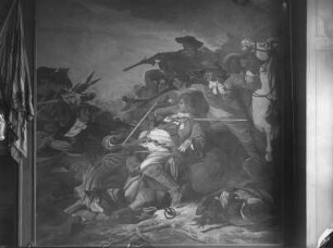 "Vaterländische Geschichtsgalerie": König Karl XI.von Schweden in der Schlacht