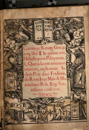 Commen[tarii] rerum Graecarum : libri II ; in quibus tam Helladis quam Peloponnesi, quae in lucem antea non venerunt, explicantur