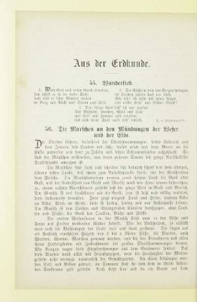 Aus der Erdkunde