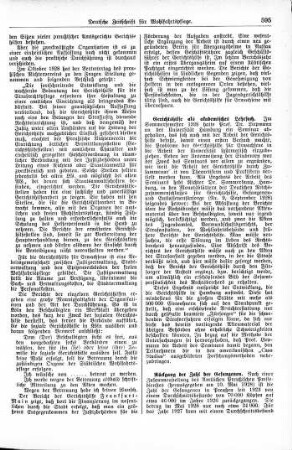Gerichtshilfe als akademisches Lehrfach [Strafgefangenen- und Entlassenenfürsorge]