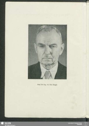 Prof. Dr.-Ing. eh. Karl Kegel