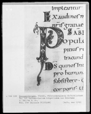 Hs.191 & Sacramentarium Gregorianum & fol 27v