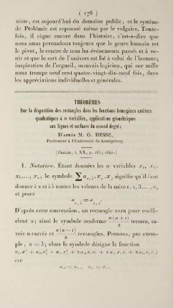 Théorèmes.