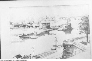 Ausstellung Dresdner Künstler, u.a. Arbeiten des Malers Rudolf Hering, November 1953