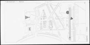»In-form-art« Kulturinstitut der Zukunft am Kulturforum, Berlin-Tiergarten Schinkelwettbewerb 1988: Lageplan 1:2000