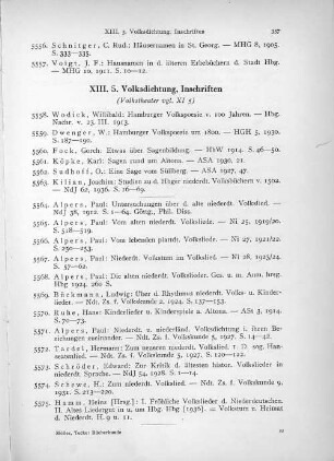 XIII. 5. Volksdichtung, Inschriften