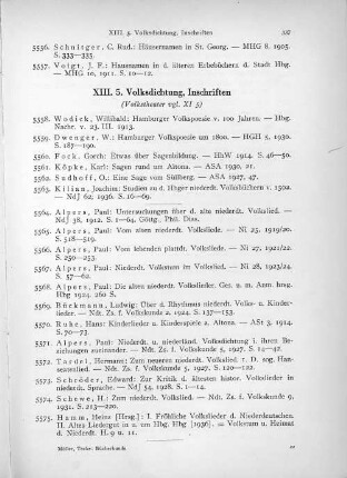 XIII. 5. Volksdichtung, Inschriften