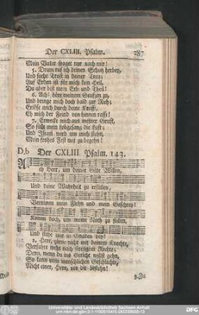 Der CXLIII. Pslam. 143.