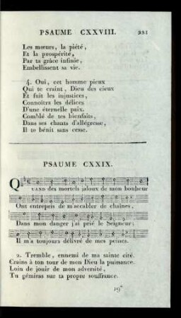 Psaume CXXIX.