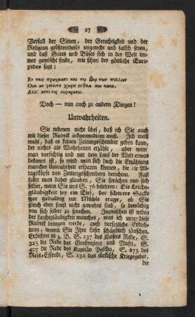 27-50, Unwahrheiten. Widersprüche und Inconsequenzen.