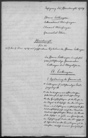 Böttingen-Magolsheim: Pfarrbericht 1929