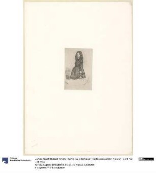 Annie (aus der Serie "Twelf Etchings from Nature")