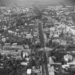 Lindenstraße in Ludwigslust : Blick vom Alexandrinenplatz Richtung Norden