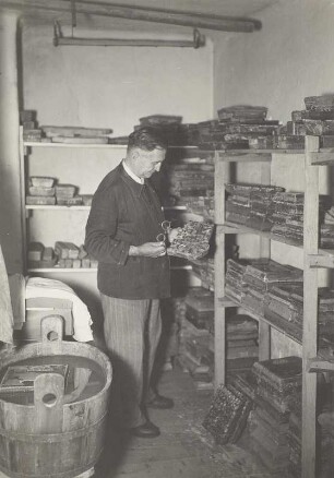 Druckstöcke, Steinauer Blaudruck, 1954